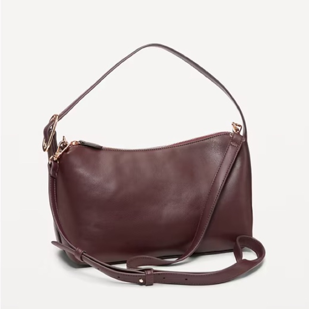 Old Navy Carrie Convertible Crossbody Bag, maroon